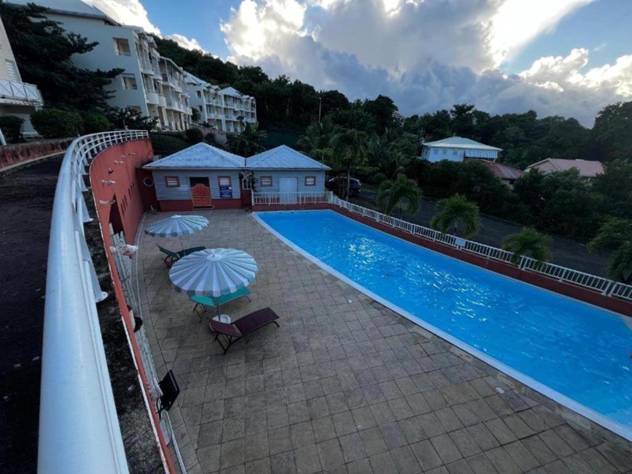 Studio Le Pipiri Piscine Vue Mer Residence Securisee La Trinite Luaran gambar